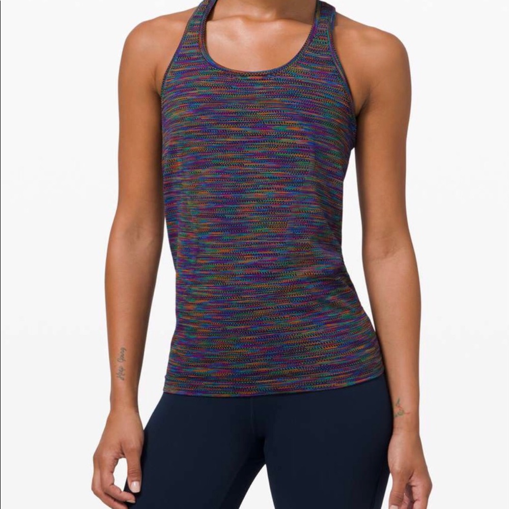 NWT Lululemon Rainbow Swiftly Tech Love Tank